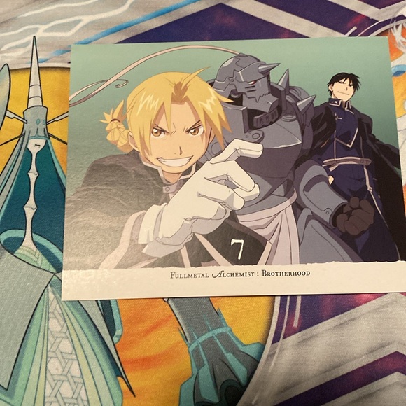 Lot Of 9 Full Metal Alchemist Brotherhood Art Cards - Picture 8 of 11